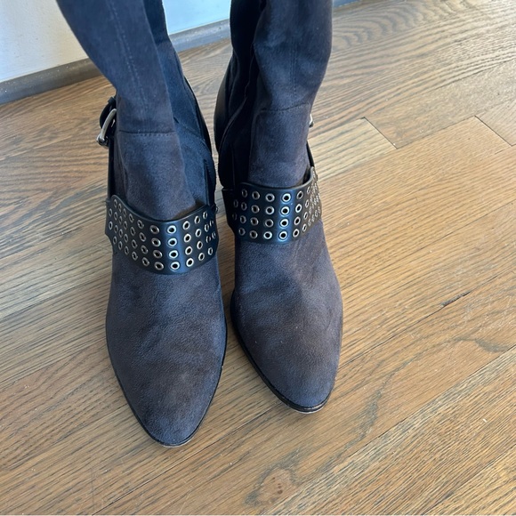 Michael Kors Thigh High Riding Boot with Strap